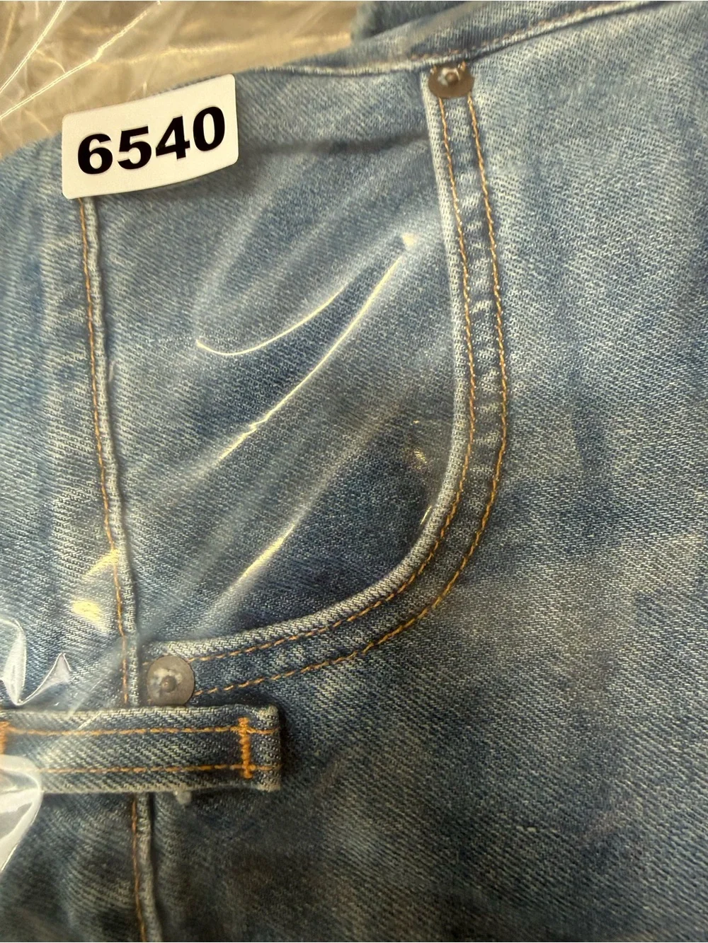 Veronica Bread blue denim cute off shorts size 27 - Picture 8 of 8